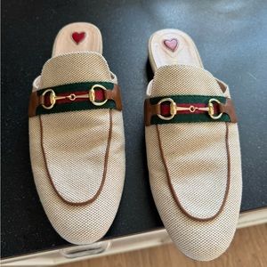 Gucci Princetown mule, size 9.5 (39 1/2), used condition but lots of life left!